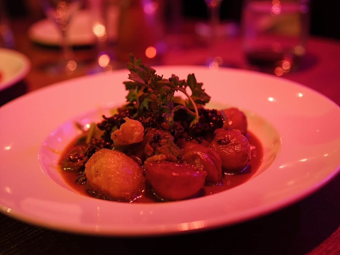 Upscale restaurant dining in SW United Kingdom